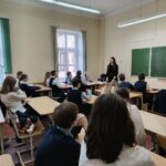 Беседа с учащимися ГУО «Гимназия №10» о гриппе и ОРЗ